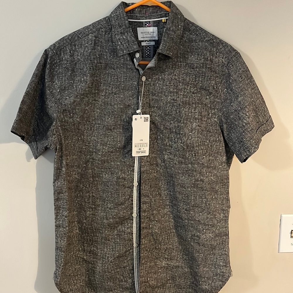 Cactus man Rick Singh button up